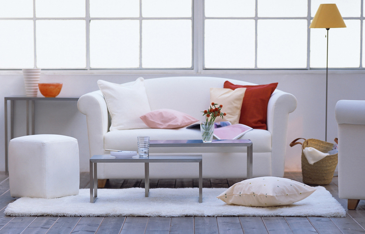 Ein schickes Sofa ist ein echter Blickfang. (Symbolbild: © Blinka - shutterstock.com)